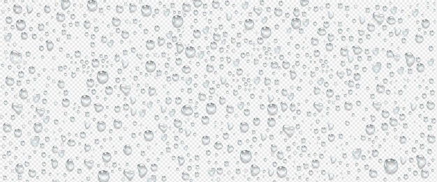 Free Vector | Condensation water drops on transparent