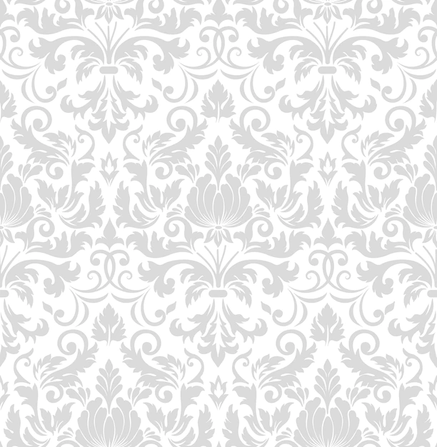 Free Vector | Damask seamless pattern element. classical luxury old fashioned damask ornament