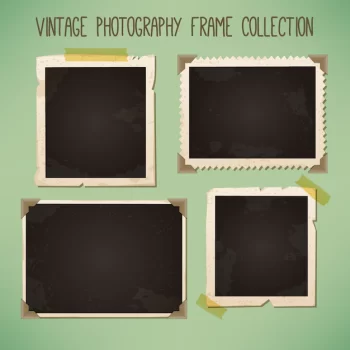 Free Vector | Decorative vintage photo frames