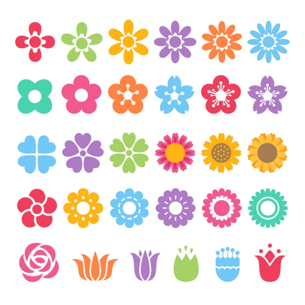 Free Vector | Different colored icons