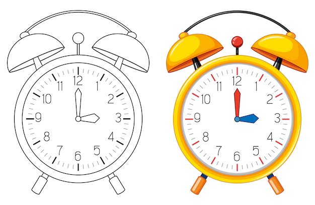 Free Vector | Doodle object for alarm clock