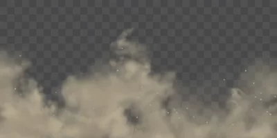 Free Vector | Dust cloud with soil particles realistic vector