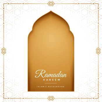 Free Vector | Eid mubarak ramadan kareem islamic greeting design