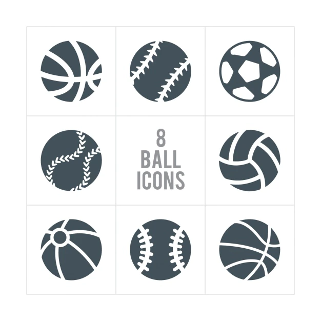 Free Vector | Eight ball icons