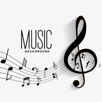 Free Vector | Elegant musical notes music chord background