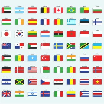 Free Vector | Flag icon collection