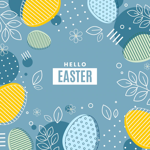 Free Vector | Flat easter celebration illustration