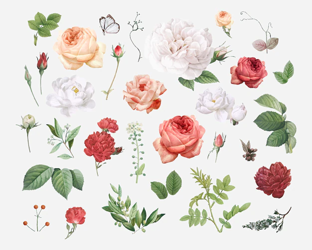 Free Vector | Floral design background