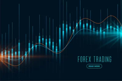 Free Vector | Forex trading stock market background