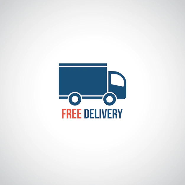 Free Vector | Free delivery icon, vector symbol car carrying cargo