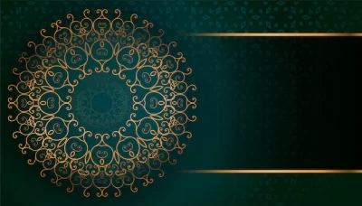 Free Vector | Golden arabesque arabis style islamic pattern background