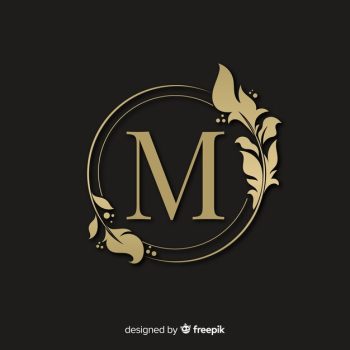 Free Vector | Golden elegant logo with frame
