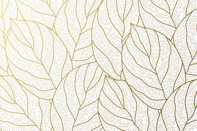 Free Vector | Gradient golden linear background