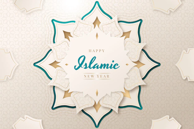 Free Vector | Gradient islamic new year illustration