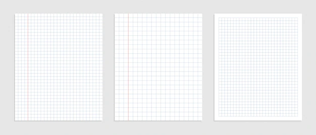 Free Vector | Graphical blank paper sheet set for data representation