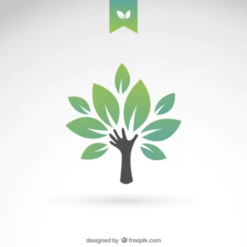 Free Vector | Green eco tree