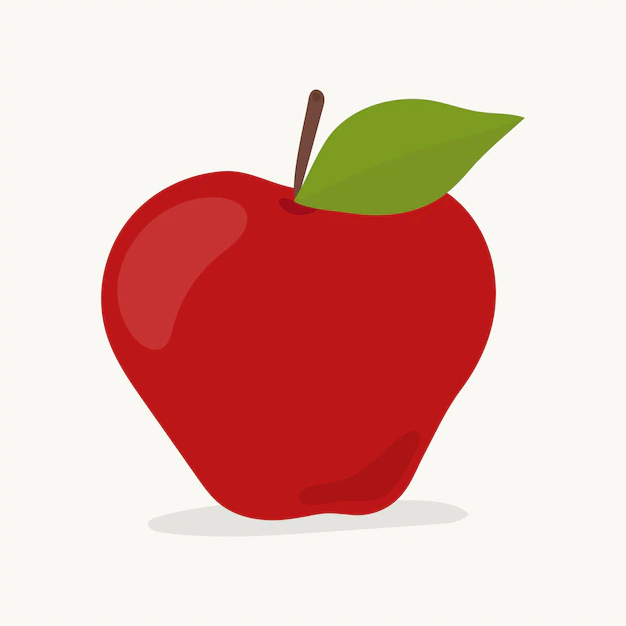 Free Vector | Hand drawn apple fruit illustration