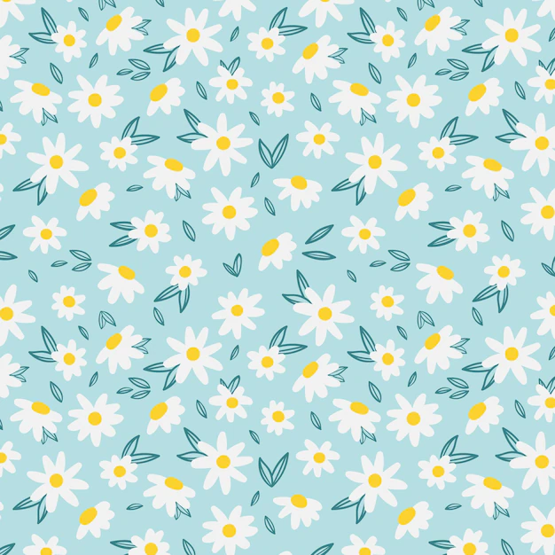 Free Vector | Hand painted abstract floral pattern