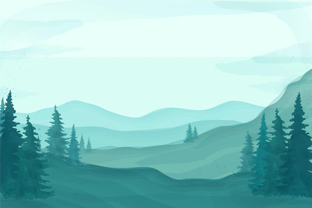 Free Vector | Hand painted nature background