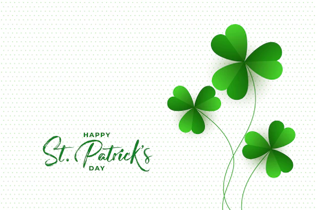 Free Vector | Happy st. patricks day clover leaves background