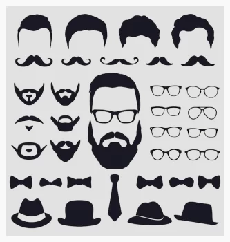 Free Vector | Hipster look elements collection