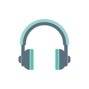 Free Vector | Illustration of headphones icon