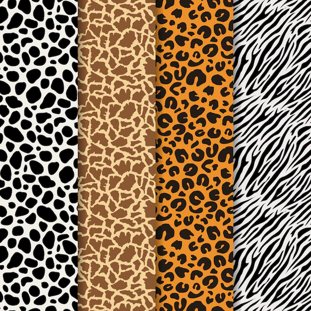Free Vector | Modern animal print pattern collection