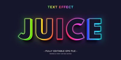 Free Vector | Modern bright text effect