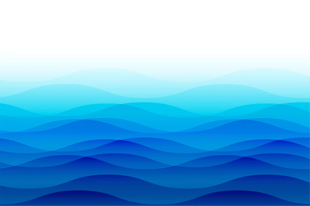 Free Vector | Ocean sea waves with ripples