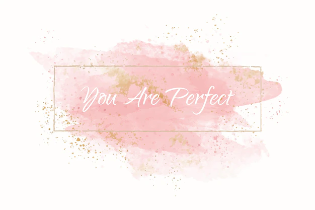 Free Vector | Pastel peach watercolor with golden frame