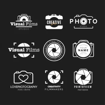 Free Vector | Photography logo collection