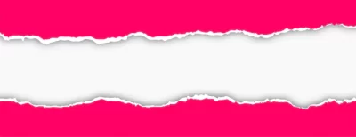 Free Vector | Pink torn paper effect banner design