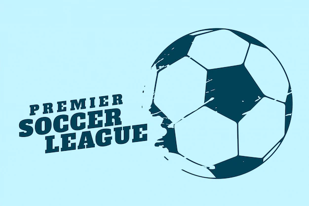 Free Vector | Premier soccer or football tournament background
