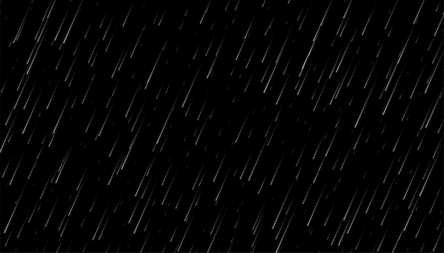 Free Vector | Rainfall drops on black background