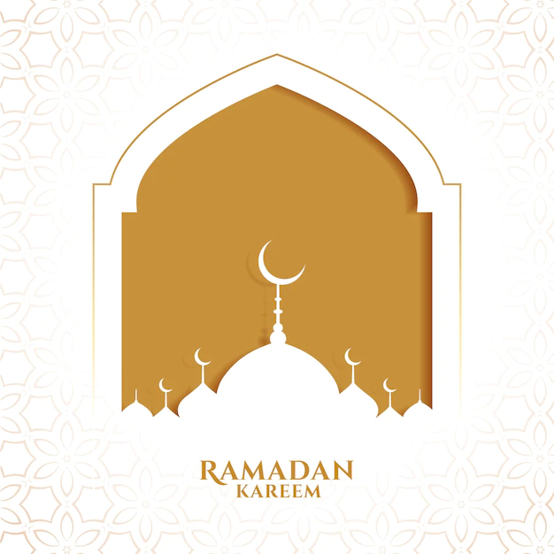 Free Vector | Ramadan kareem islamic greeting in paper style