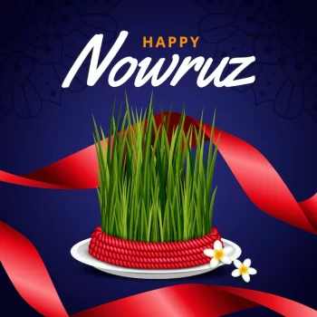 Free Vector | Realistic happy nowruz