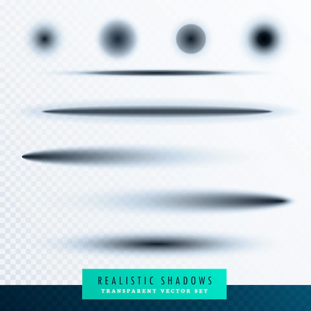 Free Vector | Realistic shadows collection