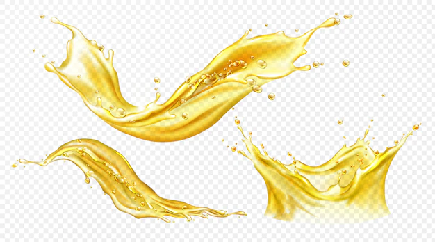 Free Vector | Realistic splash of juice or yellow water