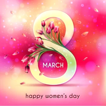 Free Vector | Realistic women's day with tulips