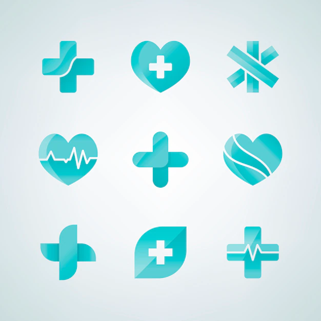 Free Vector | Set of medical icons 3d designs