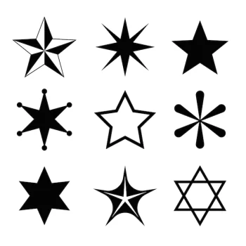 Free Vector | Set of mixed stars