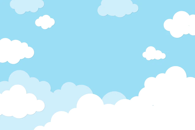 Free Vector | Sky background, pastel paper cut design vector