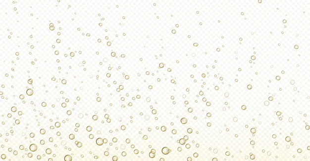 Free Vector | Soda bubbles, champagne, water or oxygen air fizz