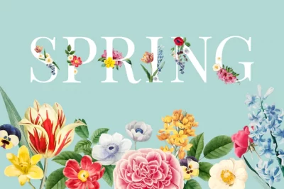 Free Vector | Spring floral vector