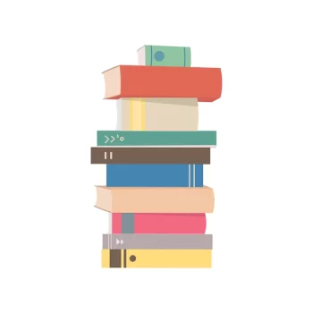 Free Vector | Stack of books graphic illustration