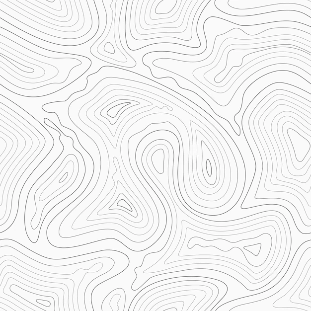 Free Vector | Topographic contour lines map seamless pattern.