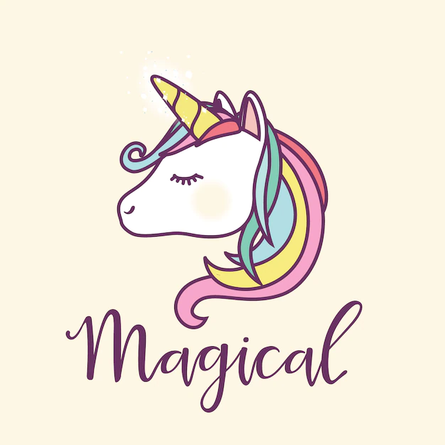 Free Vector | Unicorn background design