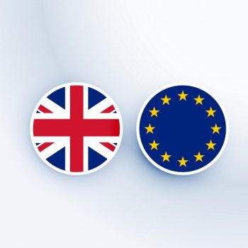 Free Vector | United kingdom and european union badges