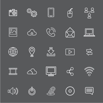 Free Vector | Vector illustration ui technology icon concept