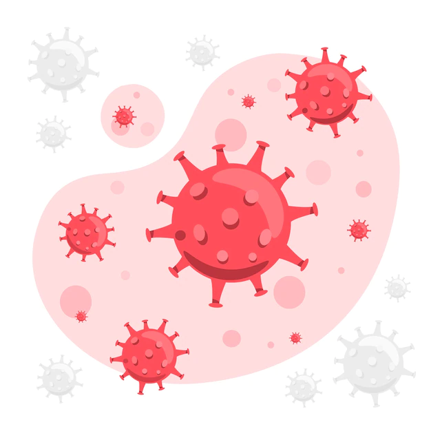 Free Vector | Virus concept illustration